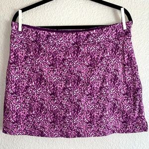 Tranquility Active Skort Purple Print Women’s L